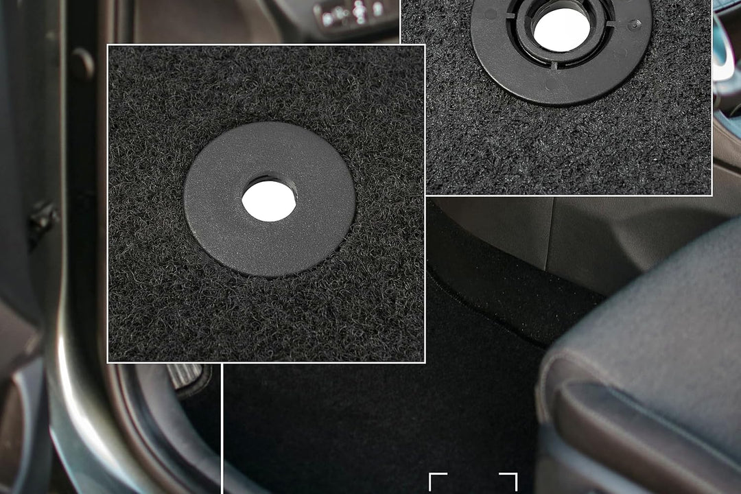 Velours Fussmatten passend für Chrysler Pacifica RU (2016-) | Qualität: Basic - Genaue Passform, rut