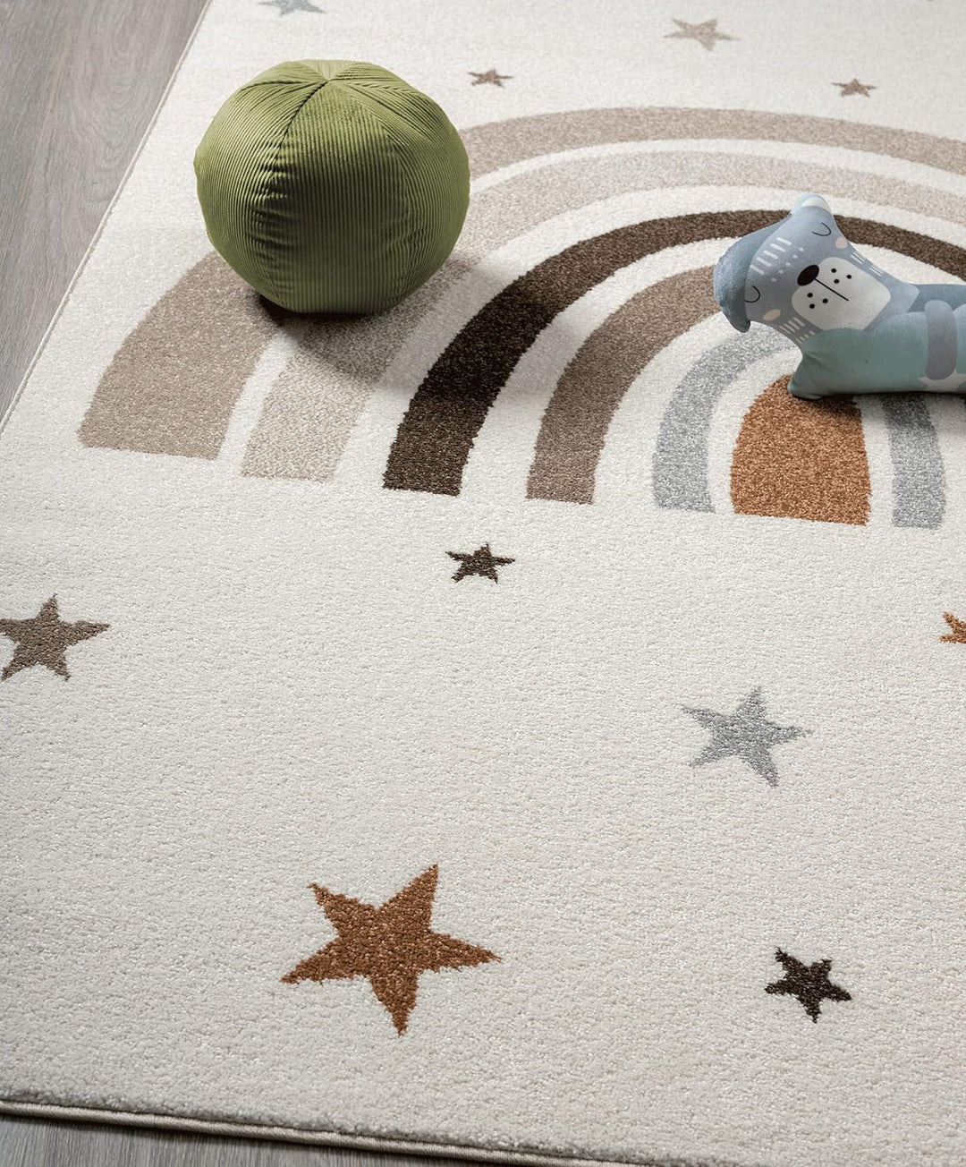 the carpet Beat Kids Moderner Weicher Kinderteppich, Weicher Flor, Pflegeleicht, Farbecht, Regenboge