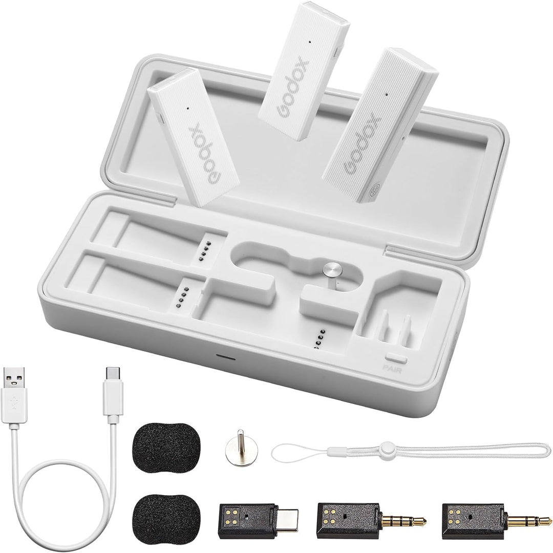 GODOX Movelink Mini UC Kit 2 Wireless Lavalier Mikrofon System, 2,4 GHz 100 m (328 ft.) Drahtloses M