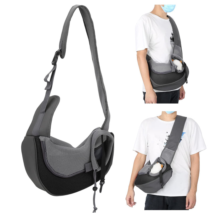 Haustier Schultertasche, Tragbar Verstellbare Tragetücher für Klein Hunde und Katze, Leicht Atmungsa