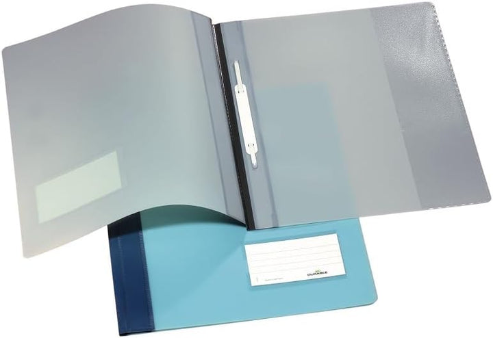 Durable Schnellhefter, überbreit, schwarz, 25er Packung, 268001, schwarz