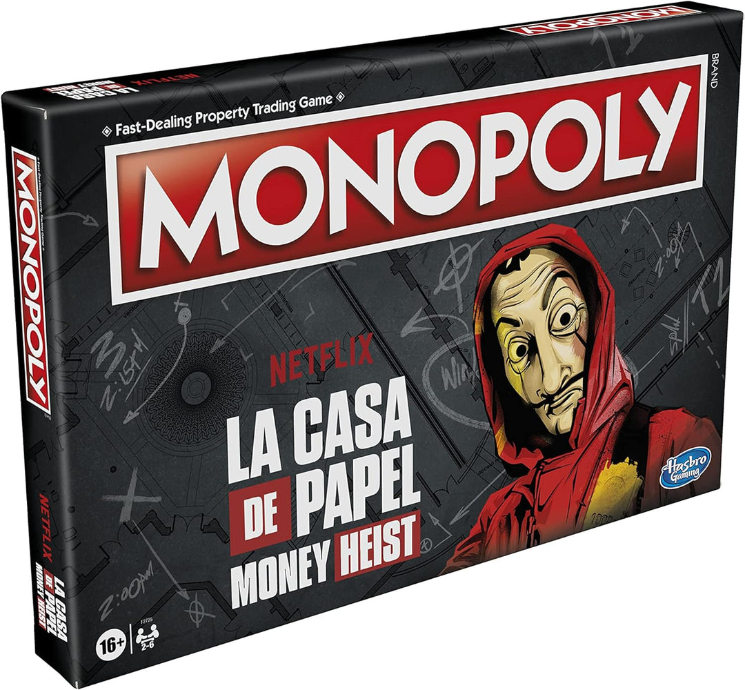 Monopoly: Netflix Haus des Geldes/La Casa de Papel Edition, Brettspiel für Erwachsene und Teenager,