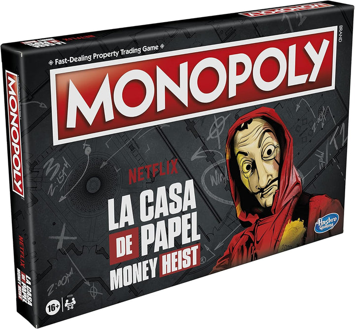 Monopoly: Netflix Haus des Geldes/La Casa de Papel Edition, Brettspiel für Erwachsene und Teenager,