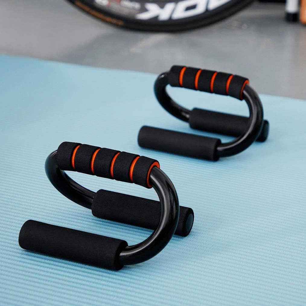 Decopatent Push up Balken - Set aus 2 Stück - Stabile Push up-Auflagen - S-Form für hohe Stabilität