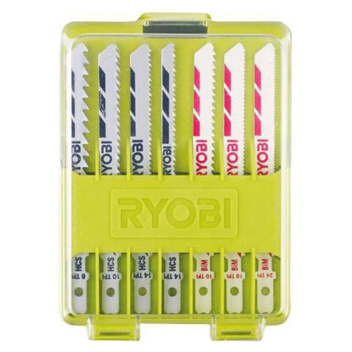 RYOBI Stichsägeblattset RAK10JSB (10-teilig, passend für alle Stichsägen des Ryobi Sortiments, für T