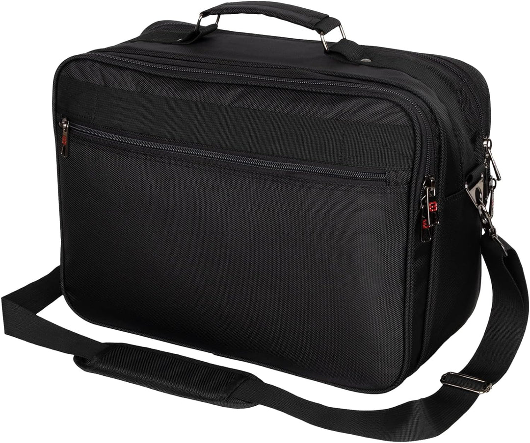 EAAKIE Arbeitstasche Umhängetasche Flugbegleiter Tasche Herrentasche Schwarz XXL