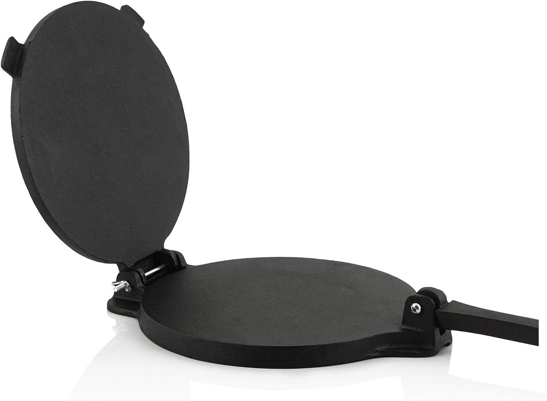 BBQ-Toro Gusseisen Tortilla Presse Ø 20 cm | für hausgemachte Tortillas | Tortillapresse, Maismehl P