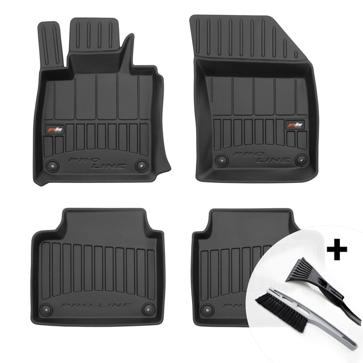 moto-MOLTICO 3D Gummimatten Auto Fussmatten Gummi Automatten 4-teilig Set - passend für Volvo S90 V9