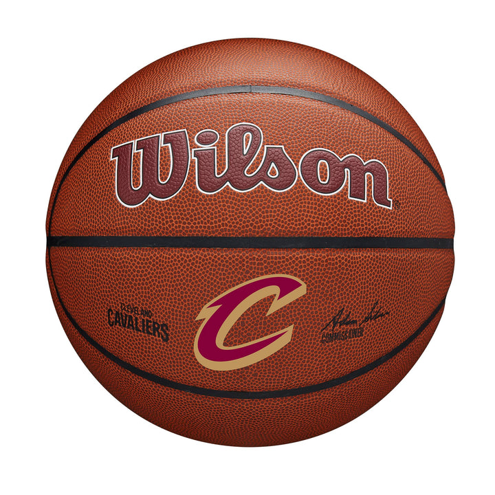 Wilson Basketball, NBA Team Alliance, Cleveland Cavaliers, Outdoor und Indoor, PureFeel Cover, Gröss