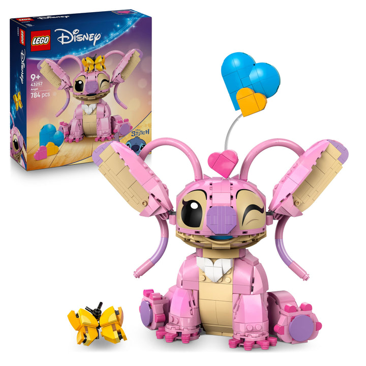 LEGO | Disney Angel - Lilo & Stitch Spielzeug - Spielset zum Bauen mit 3 Herzballons & 1 Schmetterli