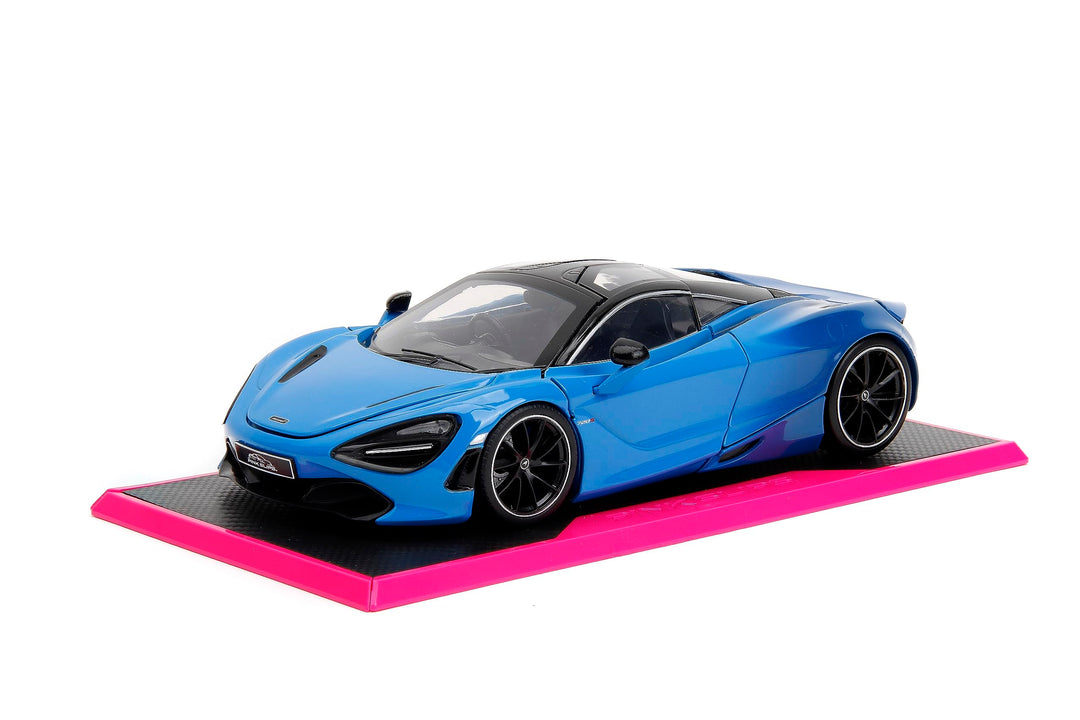 Jada Pink Slips 1:24 W2 McLaren 720S Druckguss-Auto mit Basis, Spielzeug für Kinder und Erwachsene (