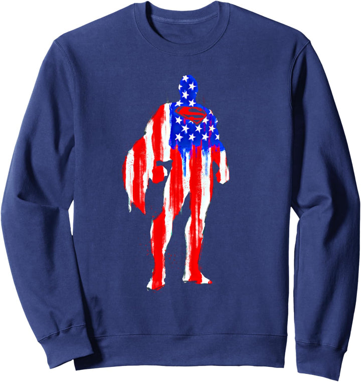 Superman Flag Silhouette Sweatshirt