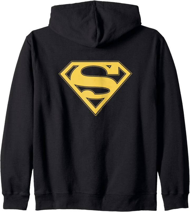 Superman Gold & Black Shield Kapuzenjacke