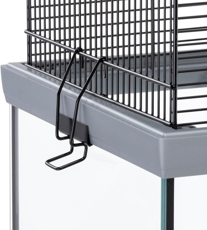 Ferplast Käfig für Rennmäuse GABRY 60 Kleine Nagetiere, Struktur auf zwei Etagen, Zubehör inklusive,