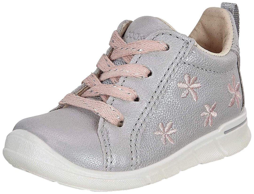 ECCO Mädchen First Sneaker 22 EU Grau Concrete 1379, 22 EU Grau Concrete 1379