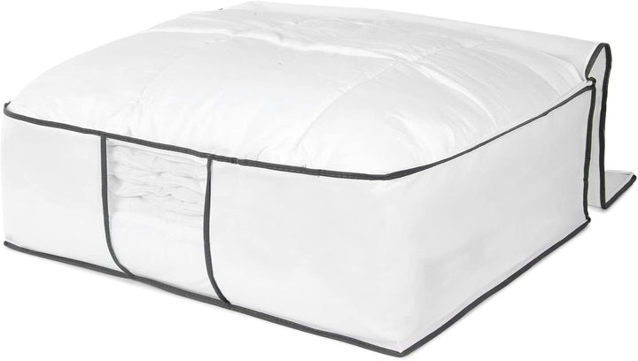 Compactor NEOTEX Bettdecken-Aufbewahrungstaschen Set von 3 - Aus 100% Polypropylen mit Transparentem