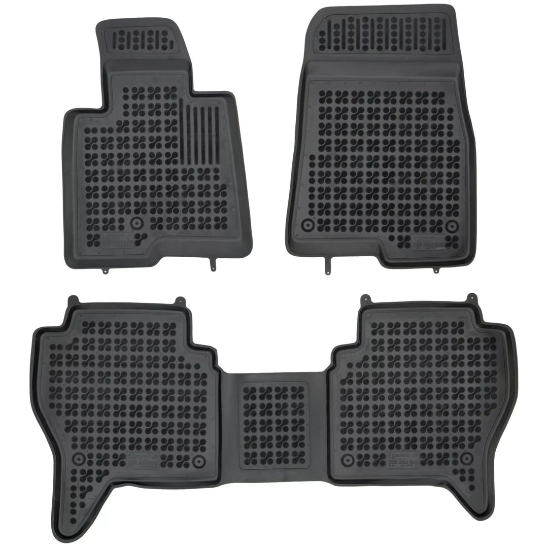M MOTOS Gummimatten Auto Fussmatte passt für Mitsubishi Montero III 1999-2006 Verbessern Sie Ihren R