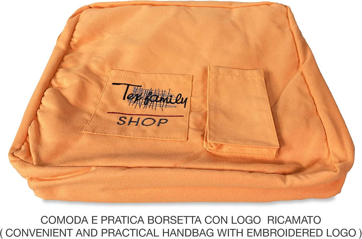 tex family Bademantel Tecnico KIDDY Kinder Mädchen aus, Orange