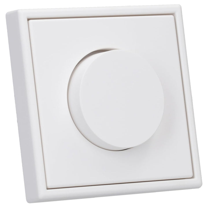 JUNG Serie LS Set 1730DD LED-Drehdimmer Schneeweiss Matt | mit 1730DD Drehdimmer Standard LED, LS174