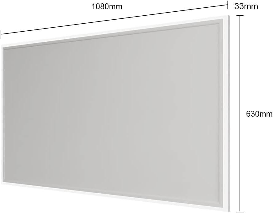 Infrarotheizung Deckenmontage 700 Watt, Deckenheizung Infrarot mit LED Beleuchtung, Infrarotheizung