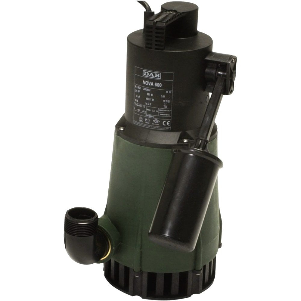 DAB Nova 600 M-A SV – Tauchmotorpumpe mit Schwimmerschalter für Pumpen von klarem Wasser zu Hause. 0