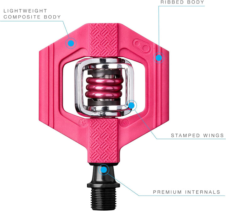 Crank Brothers 'CRANKBROTHERS Laufradsatz candy1-Pedal MTB Unisex Erwachsene Einheitsgrösse Pink/Pin