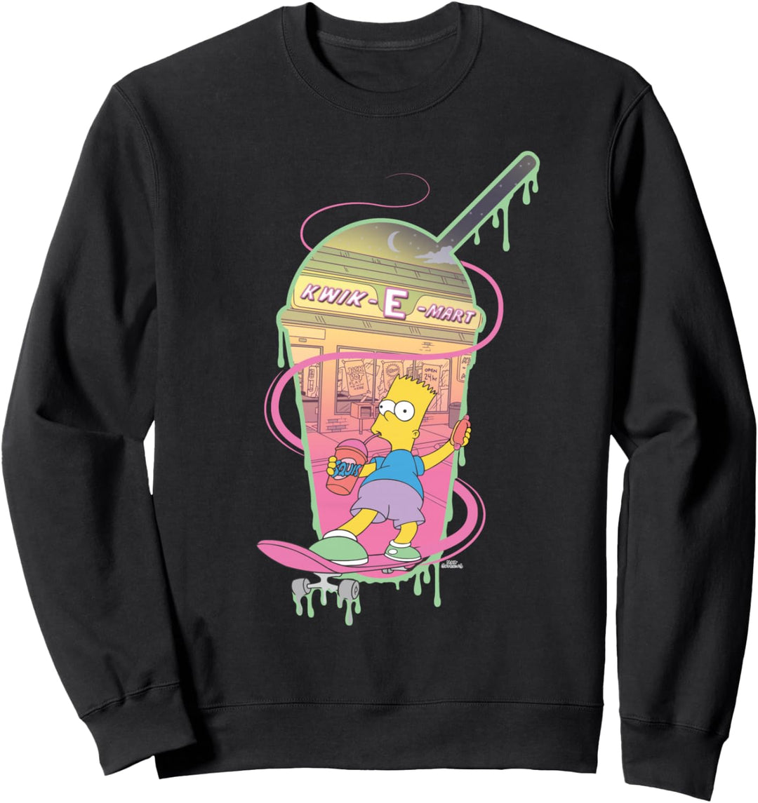 The Simpsons Bart Simpsons Kwik-E-Mart Squishee Sweatshirt
