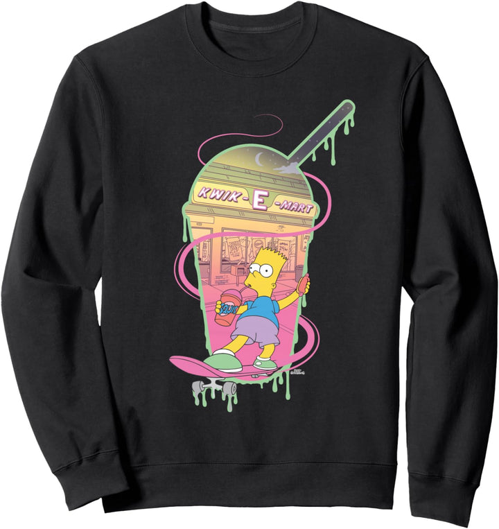 The Simpsons Bart Simpsons Kwik-E-Mart Squishee Sweatshirt