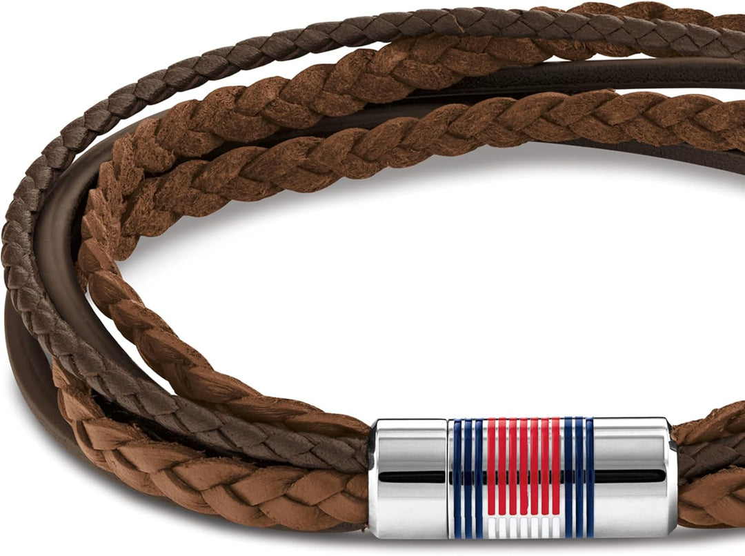 Tommy Hilfiger Jewelry Lederarmband für Herren Braun - 2790425