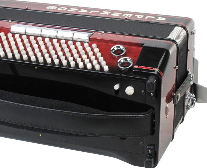 Alpenklang Pro Akkordeon IV 96 MHR Shadow Red