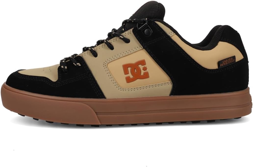 DC Shoes Herren Pure SHOE-D0300660-0WPD-black Skate-Schuh 39 EU Black Gum, 39 EU Black Gum