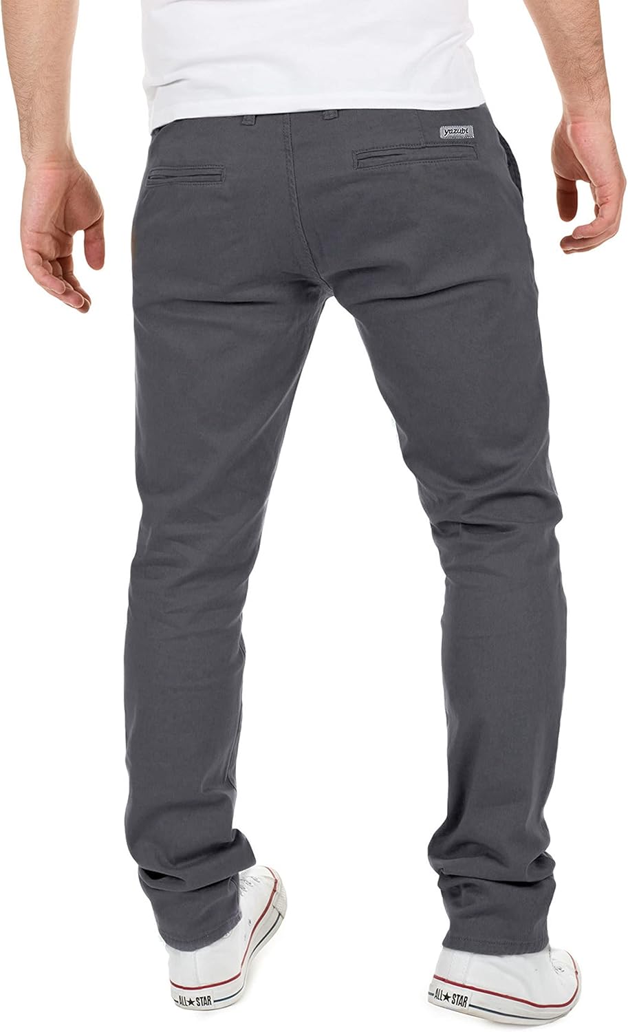 Yazubi Herren Chino Hose, Modell Dustin, Chinohose by Yzb Jeans 29W / 30L Grau (Magnet 4r193901), 29