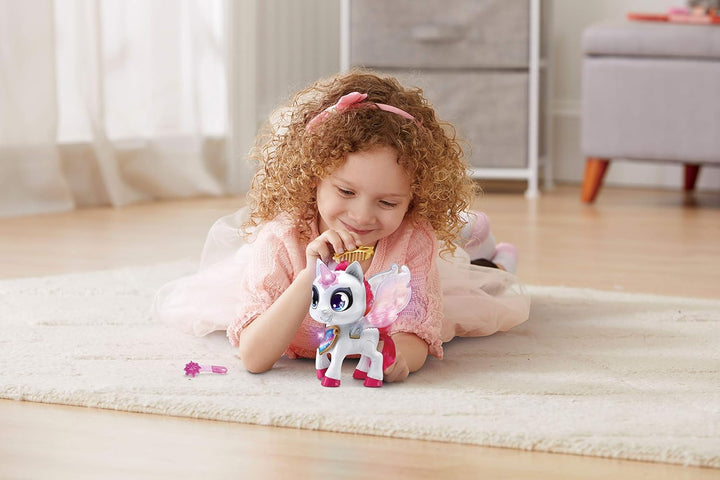 Vtech 80-530804 Sparklings - Liora, das Einhorn Elektronisches Haustier mit Accessoires, Einhorn