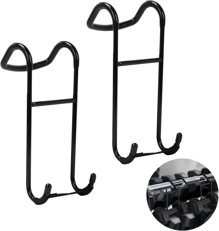 2 Stück Dumbbell Spotter Haken für die Langhantel, Hantel Spotter Haken, 110KG Tragfähigkeit, Langha