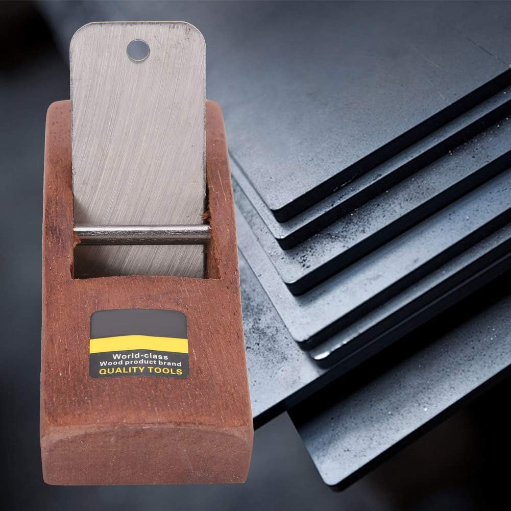 Klein Holzbearbeitungsflugzeug Manuelles Entgraten 4,3-Zoll-Holzhobel Einhandhobel Handhobel Klein M