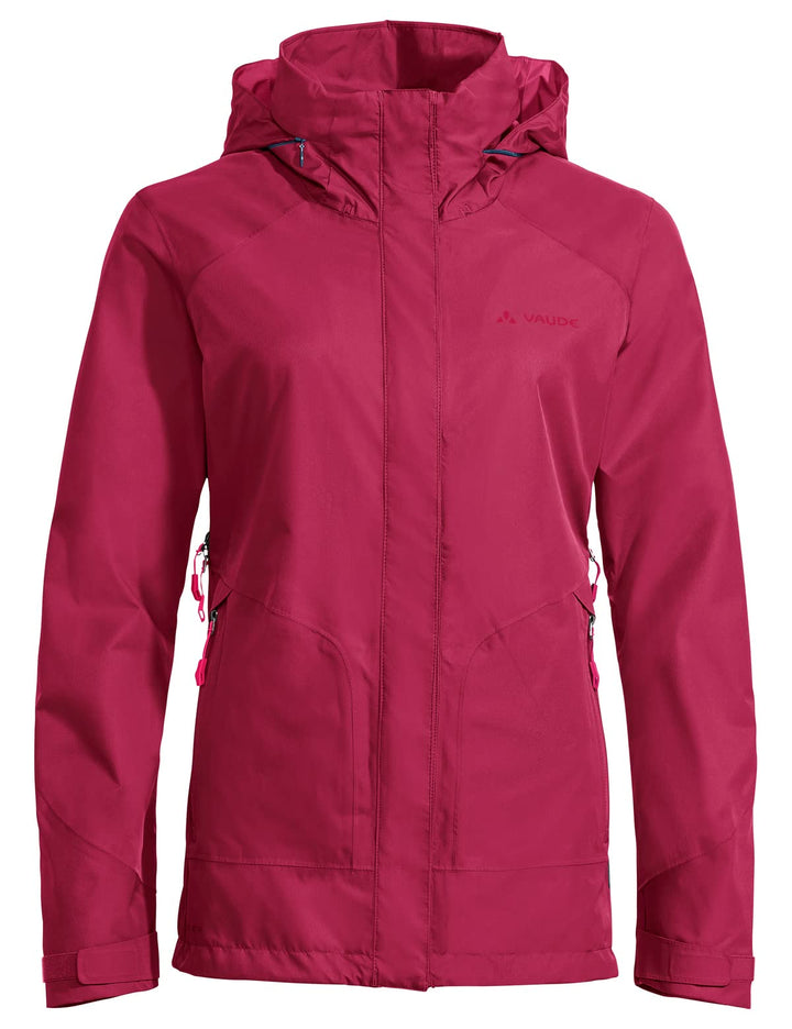 VAUDE Women's Elope Jacket - Outdoor Jacke Damen 44 Crimson Red, 44 Crimson Red
