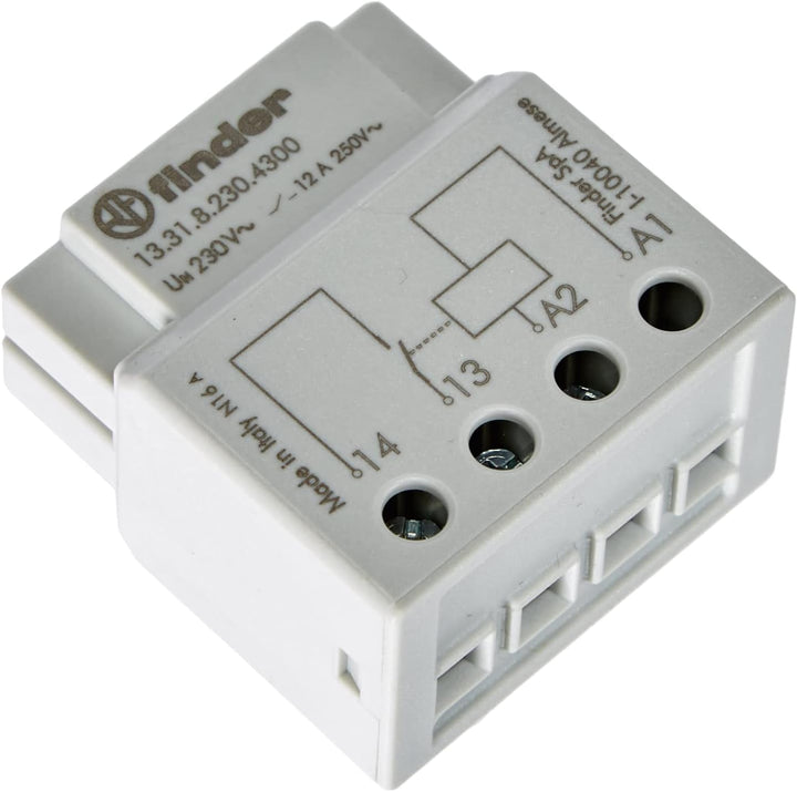 finder Serie 13 Zusatzrelais, 1 Kontakt, 230 V, Wechselstrom