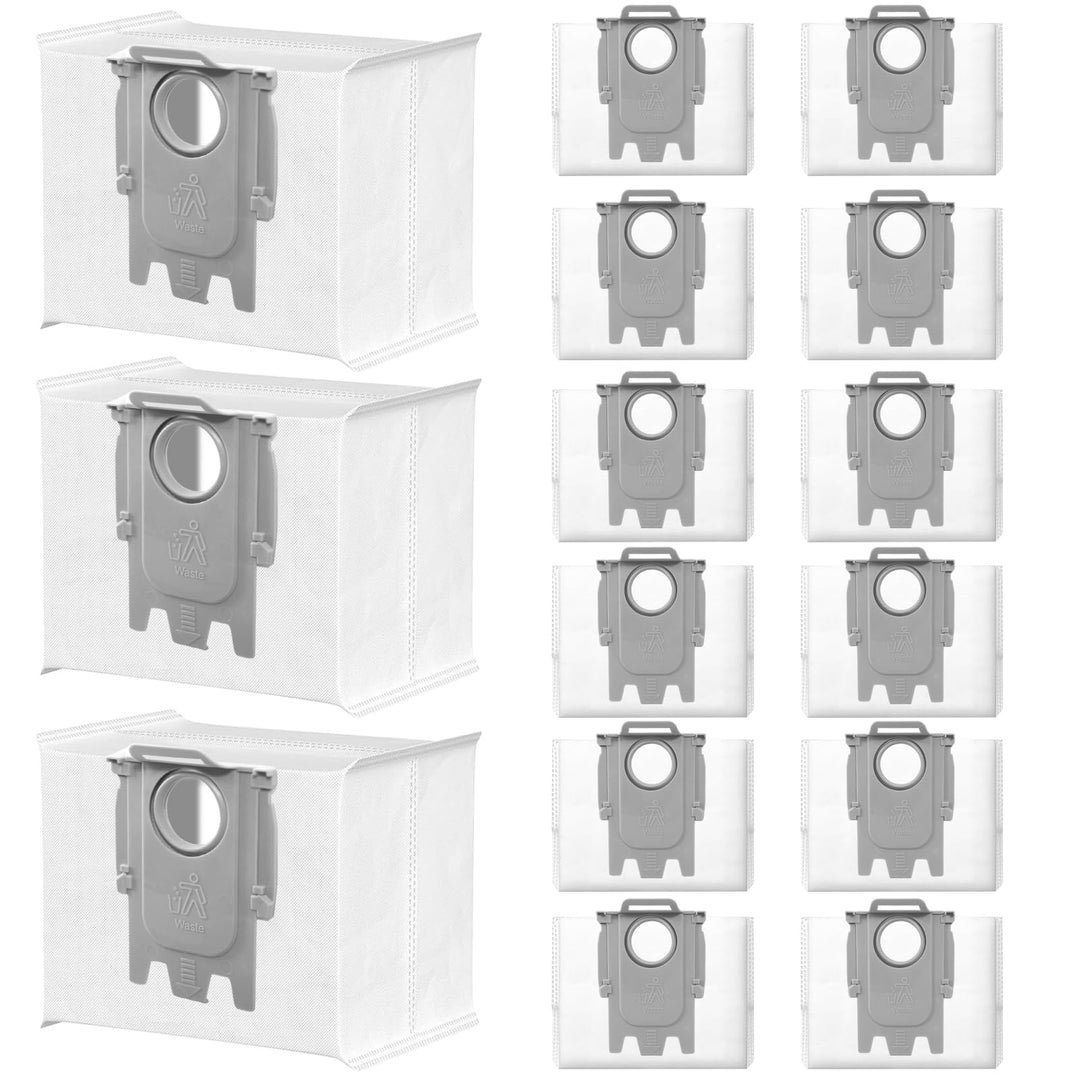 15 Stück Staubbeutel für Roborock Q7 L5+/Q10 S5+/S8+/S8 Pro Ultra/S7/S7 MaxV Ultra/S7 Pro Ultra/Q7+/