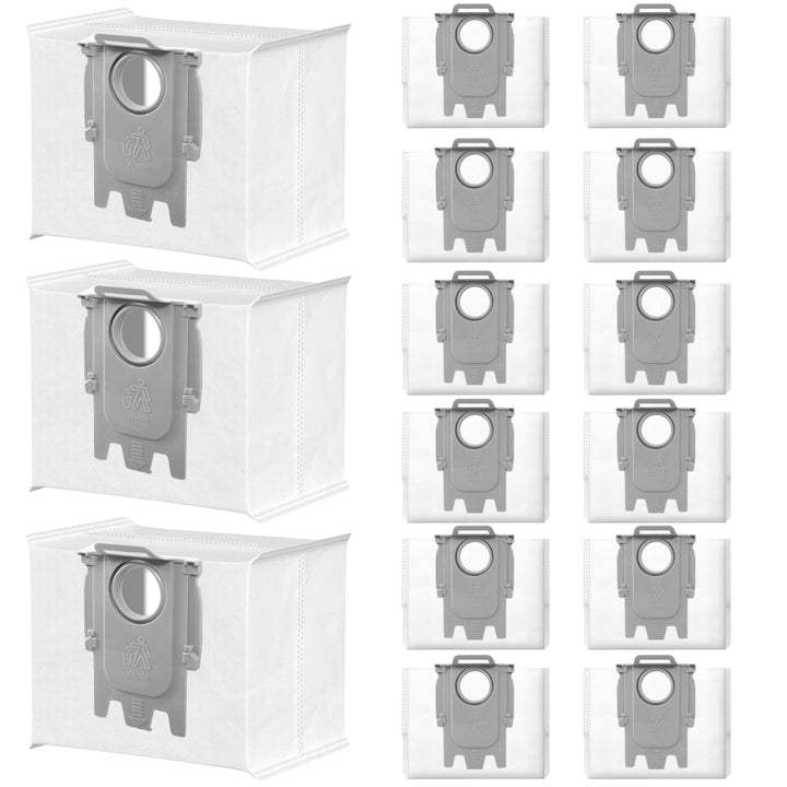 15 Stück Staubbeutel für Roborock Q7 L5+/Q10 S5+/S8+/S8 Pro Ultra/S7/S7 MaxV Ultra/S7 Pro Ultra/Q7+/