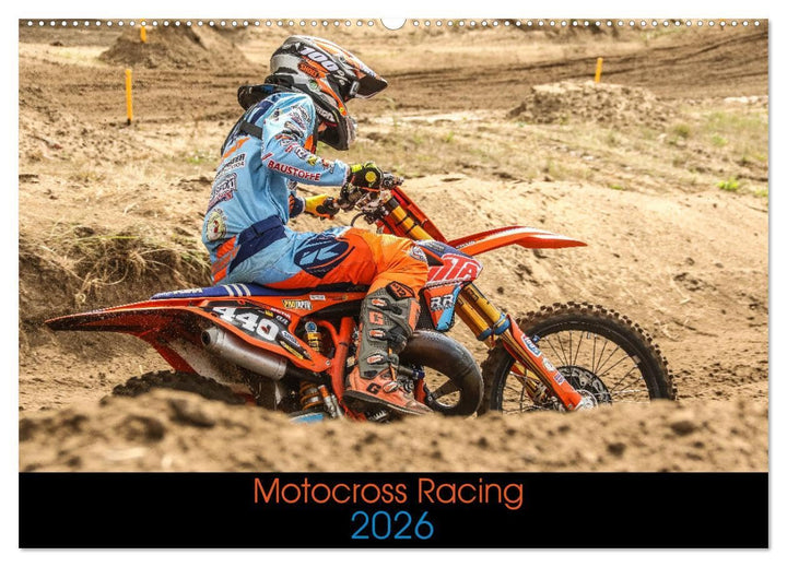 Motocross Racing 2026 (Wandkalender 2026 DIN A2 quer), CALVENDO Monatskalender: Actionreiche Fotos a