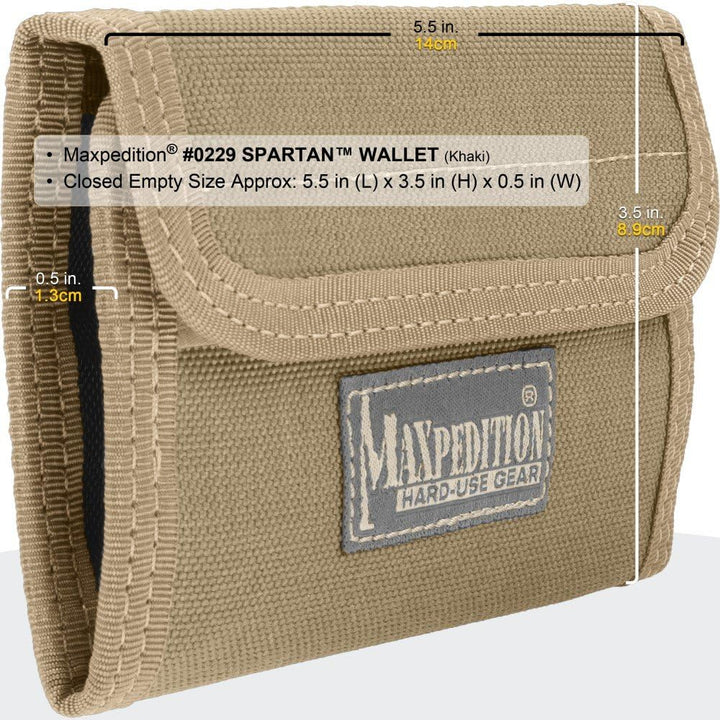 Maxpedition Spartan Wallet Einheitsgrösse Foliage Green, Einheitsgrösse Foliage Green