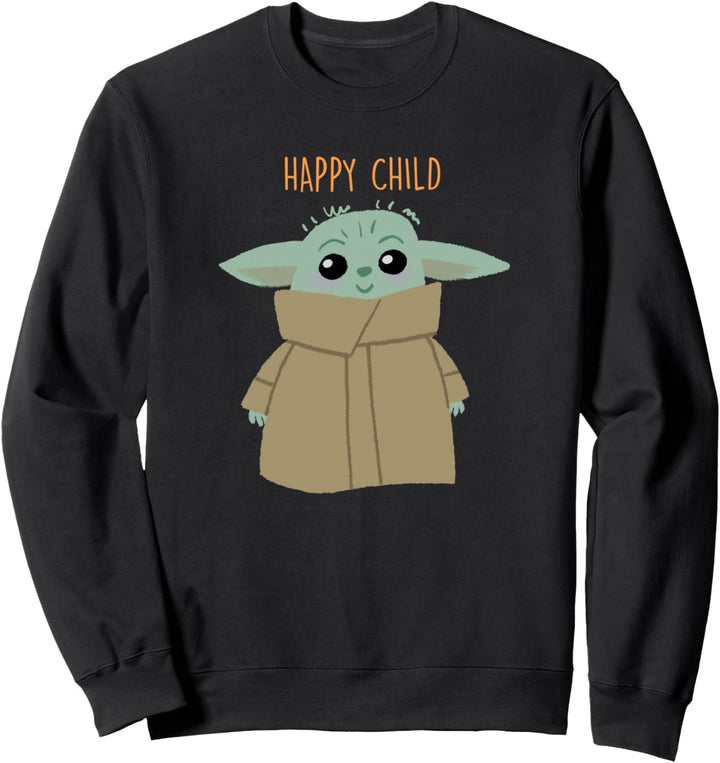 Star Wars The Mandalorian Happy Child Sweatshirt