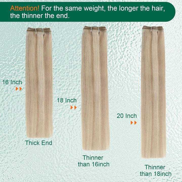 Easyouth Tressen Echthaar Remy Haartressen Echthaar Extensions Blond Tressen Haar Extensions Aschblo