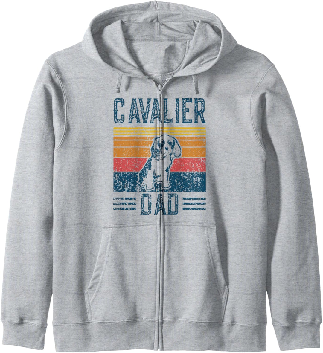 Hund | Cavalier King Charles Spaniel – Vintage Cavalier Dad Kapuzenjacke