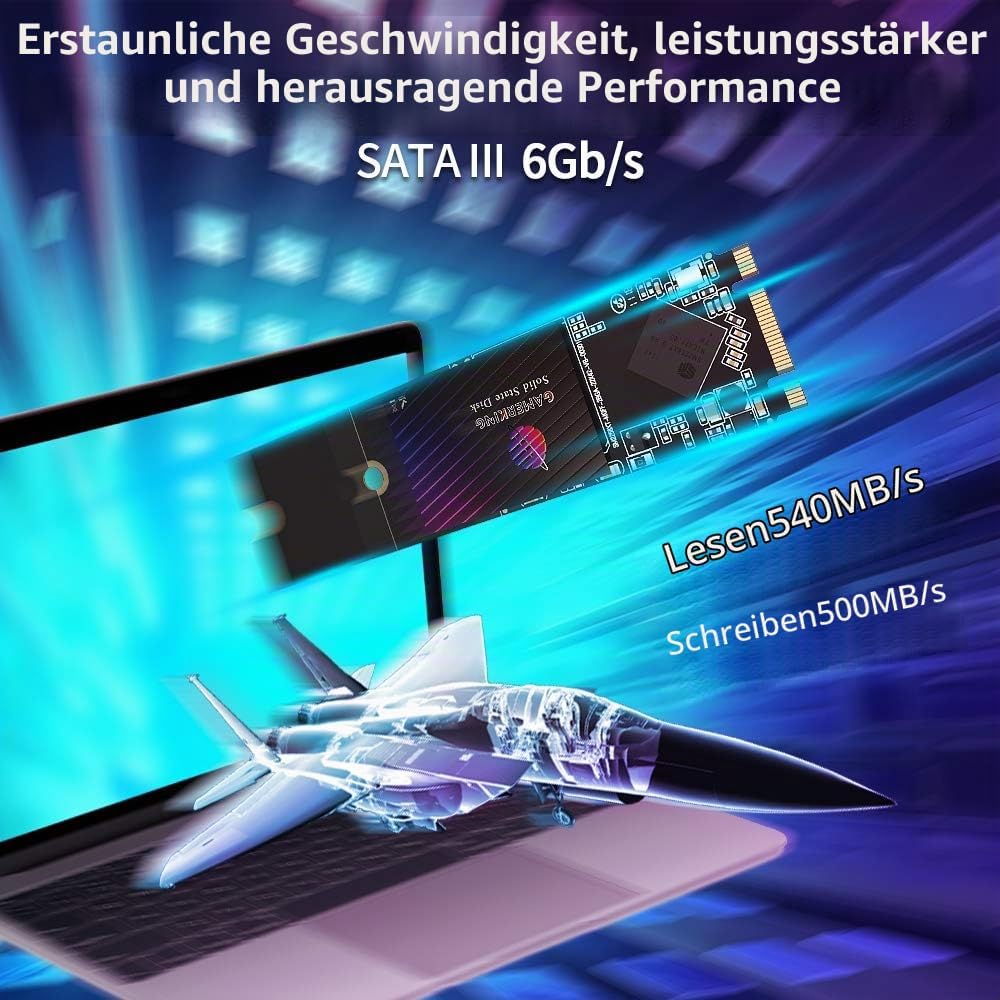 GamerKing SSD M.2 2280 256GB Ngff internes Solid State Drive 1TB 512gb 128gb 64gb für Desktop-Laptop
