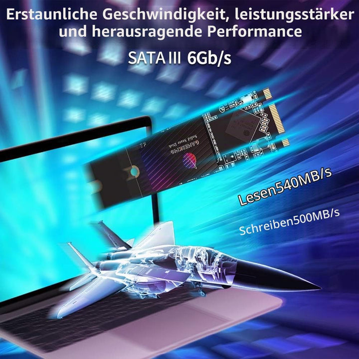 GamerKing SSD M.2 2280 256GB Ngff internes Solid State Drive 1TB 512gb 128gb 64gb für Desktop-Laptop