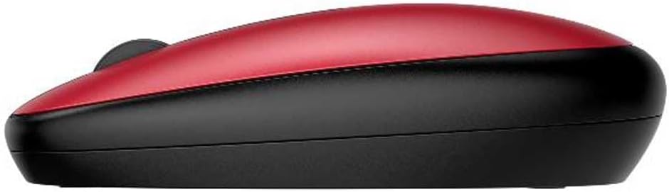 HP 240 (‎43N05AA) kabellose Maus (1.600 dpi, 3 Tasten, Scrollrad, USB dongle), rot, Rot