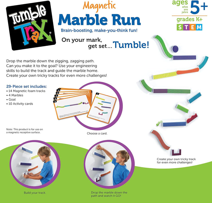 Learning Resources Tumble Trax Magnetische Murmelbahn