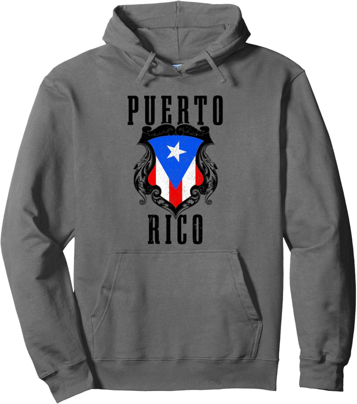 Puerto Rico Vintage Puerto Rican Flagge Pride Puerto Rico Pullover Hoodie