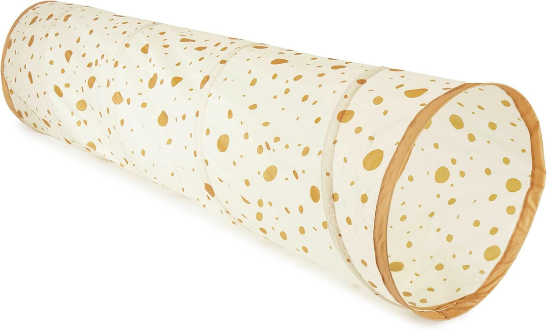 Bieco XXL Krabbeltunnel Dots ab 1 Jahr | 180 x 46 cm | Spieltunnel Kind und Baby | Farbenfroh | Tunn